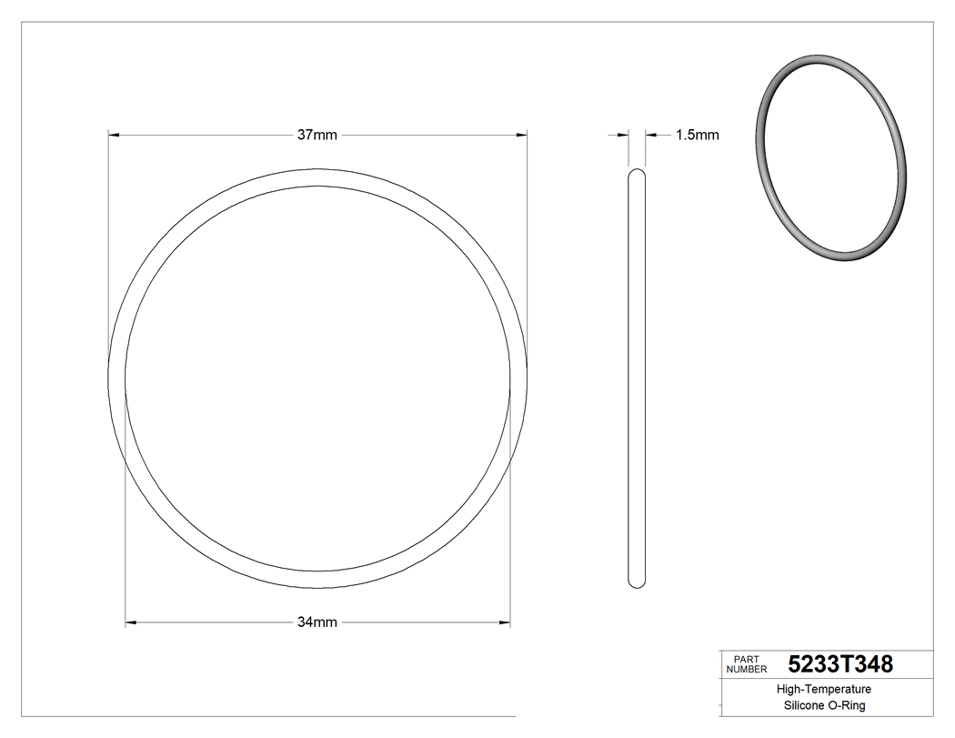 Technical drawing - 5233T348